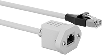 Panele Monte Ethernet Kablosu, Ekranlı RJ45 Fiş ve Priz, Kategori 6