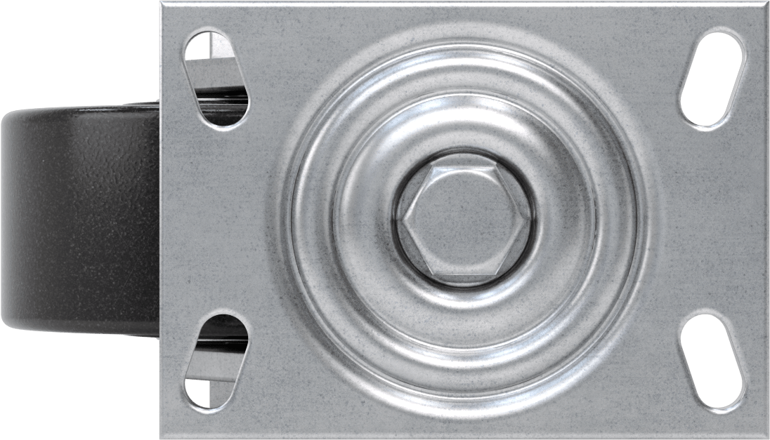 6-1/4" x 4-1/2" Plakalı Viking Tekerlek, Yüksek Kapasiteli, 6 inç Çapında Fenolik Tekerlekli Döner Tekerlek