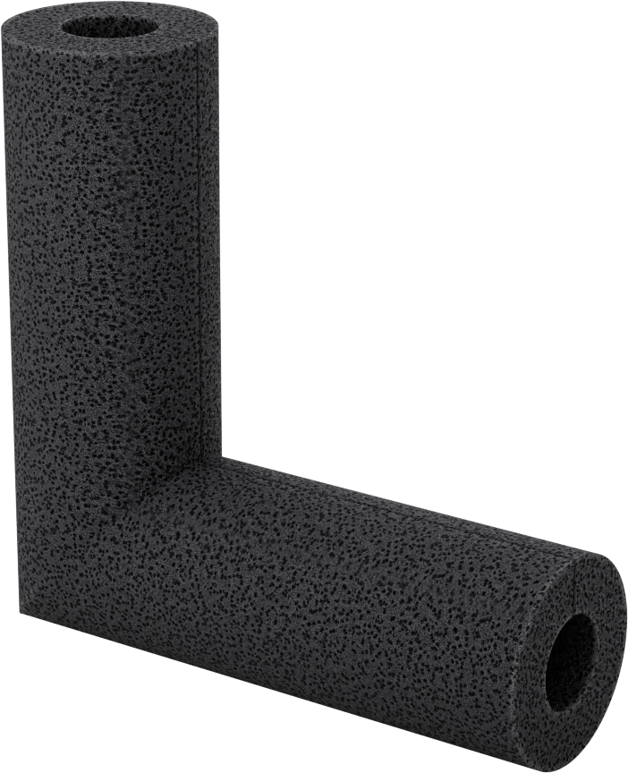 Polietilen Köpük Yalıtım, Dirsek, 3/8" Kalınlığında Duvar, 5/8" İç Çap