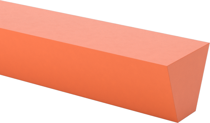 Turuncu V Kayış, SPA Anma Ölçüsü, 12.7 mm Genişlik x 10 mm Kalınlık — 12.7 mm, 10 mm, SPA