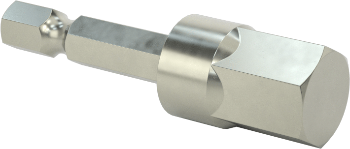 12 mm Altıgen Uç, Elektrikli Aletler için 1/4" Altıgen Şaft — 12 mm, 1⁄4", Hızlı Değiştirilebilir Altıgen