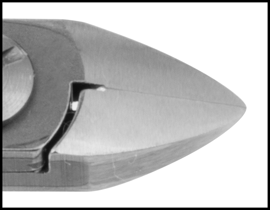 Erem Statik Kontrol Tel Kesiciler, Oval Başlık, 4-1/2" Toplam Uzunluk, Yarı Gömme Kesim Profili