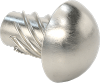 Metal için 18-8 Paslanmaz Çelik Vidalı Çiviler, Plastik ve Kontrplak, Boyut 8