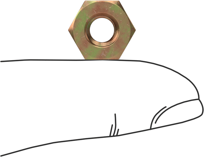 Mil. Spec. Yüksek Mukavemetli Çelik Altıköşe Somun, Kadmiyum Sarı-Kromat Kaplama, 1/4"-20 Diş, MS51967-3