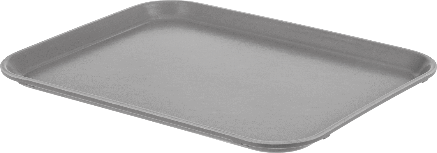 Gıda ve İçecek Fiberglas Tepsiler, Gıda Sınıfı, 13-3/4" Uzunluk, 10-3/4" Genişlik, 3/4" Yükseklik
