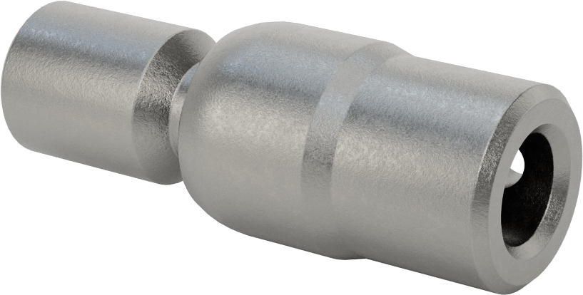 Bilyalı ve Soketli U-Mafsal, 5/8" Çap x 15/16" Derinlikte Mil