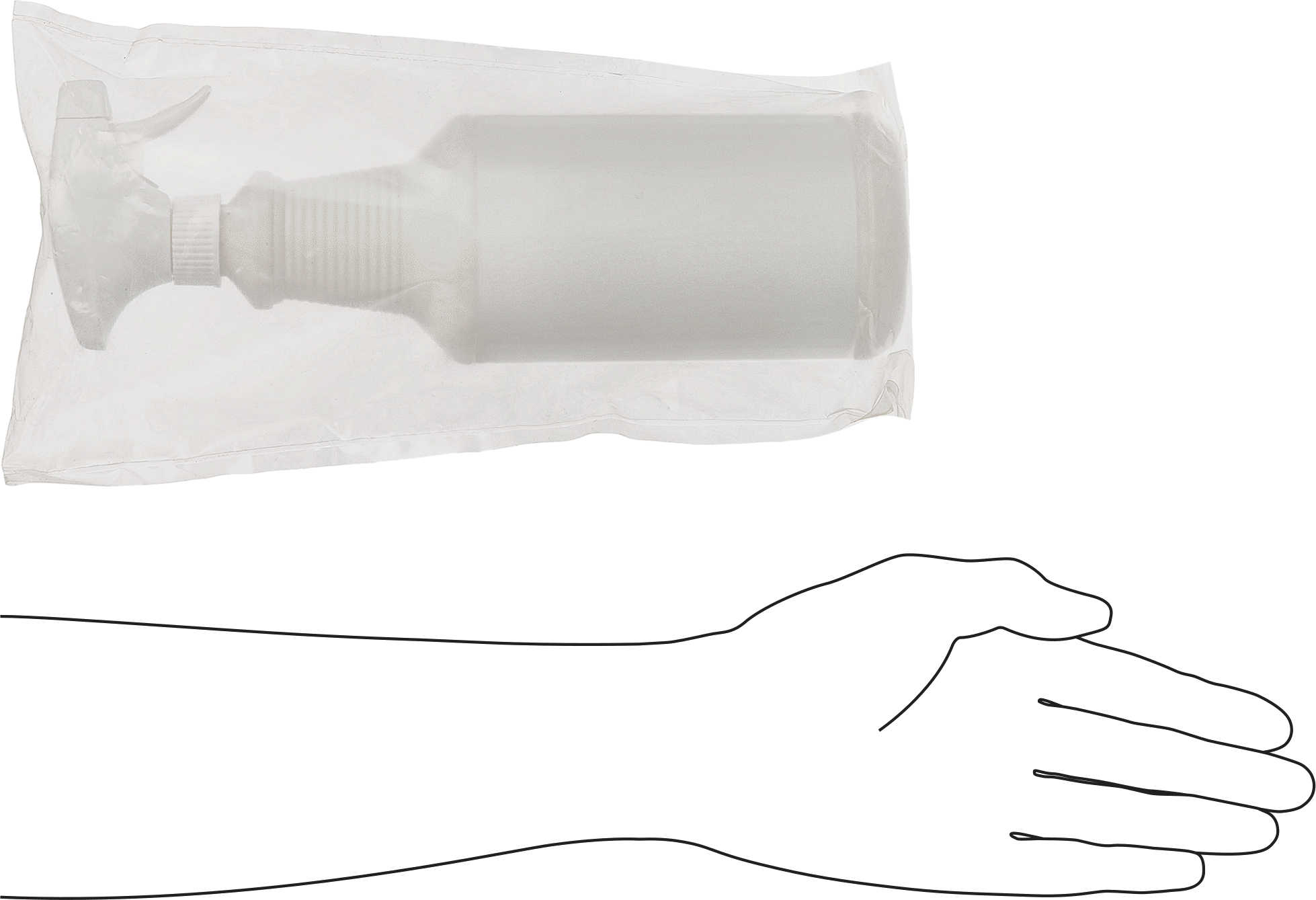 Temiz Oda Dezenfektanı, Steril, 32 FL. oz Sprey Şişesi