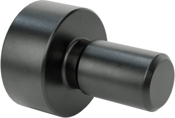 Presle Takılan Yerleştirme ve Destek Düğmesi, Çelik, 1/4" Çap, 1/8" Uzunluk