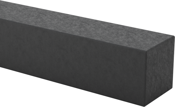 Viton® Floroelastomer Kord Profil, Kare Profil, Kimyasal Dayanıklı 1.5 mm Genişlik