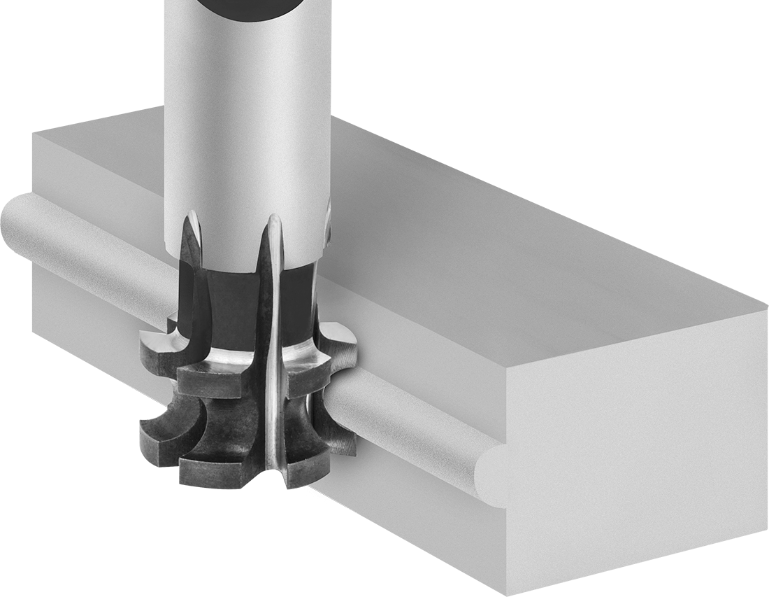 Concave-Radius Cut Style