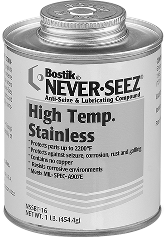 Bostik Never-Seez Sıkışma Önleyici Yağlayıcı, Yüksek Sıcaklık Paslanmaz Çelik