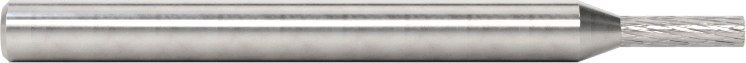 1/8" Çaplı Şaftlı Karbür Freze Ucu, Düz Kesici Silindir, Ürün No. Sb-41, Çift Kesimli Diş