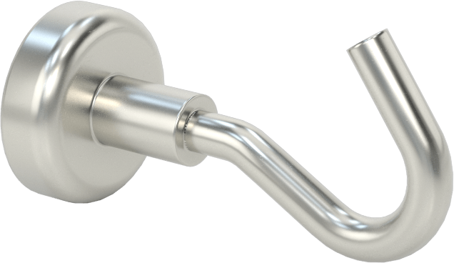 Mıknatıslı Kanca, 5/8" Genişlik x 5/8" Yükseklik x 1-3/8" Derinlik