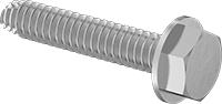 Metal için Paslanmaz Çelik Flanşlı Altıköşe Başlı Diş Açıcı Vidalar