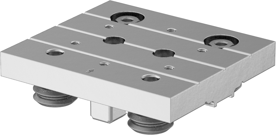 Raylı Makaralı Taşıyıcı, 50 mm Genişlikte Ray için