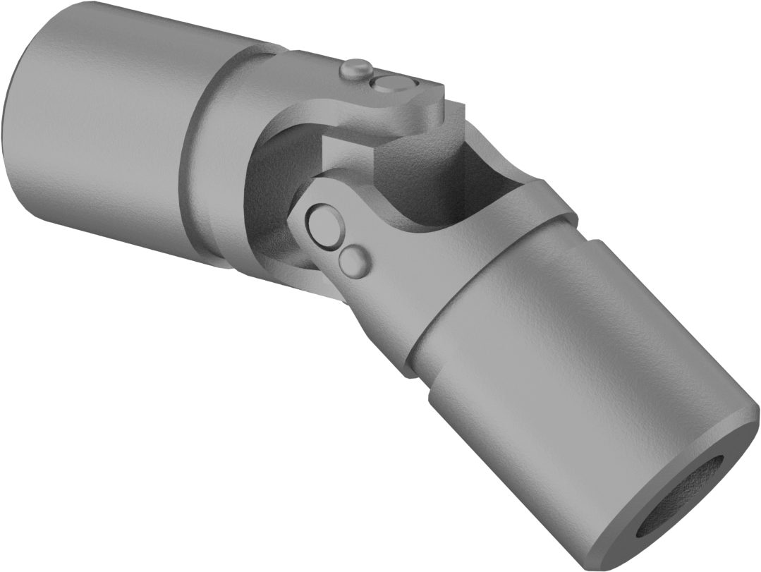 Tek U-Mafsal, Yüksek Hızlı, 3/8" Çap x 15/16" Derinlikli Mil için
