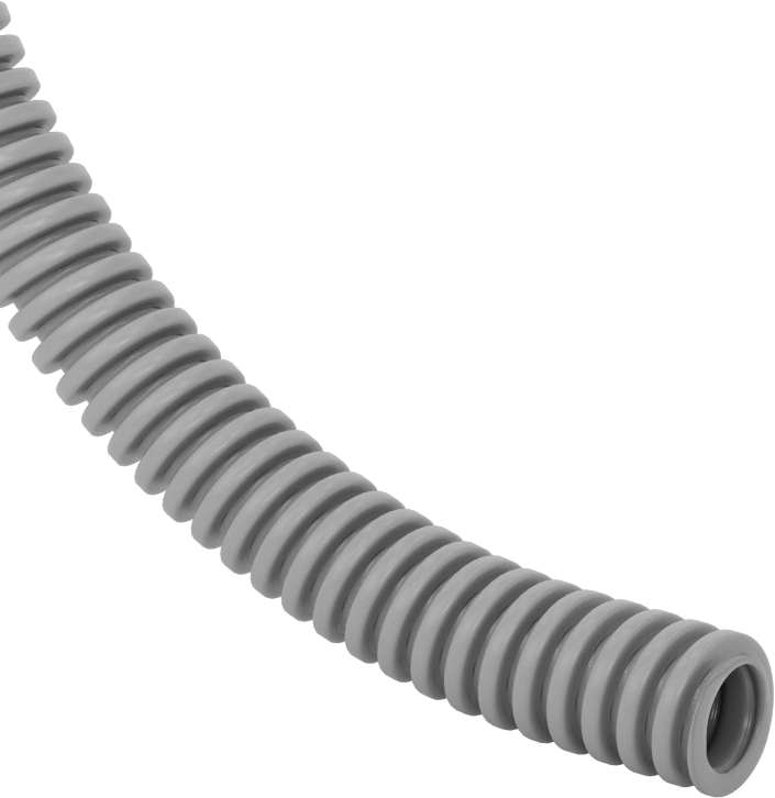 Toz için Pürüzsüz Akışlı Esnek Kanal Hortumu, 1/2" İç Çap, 3/4" Dış Çap