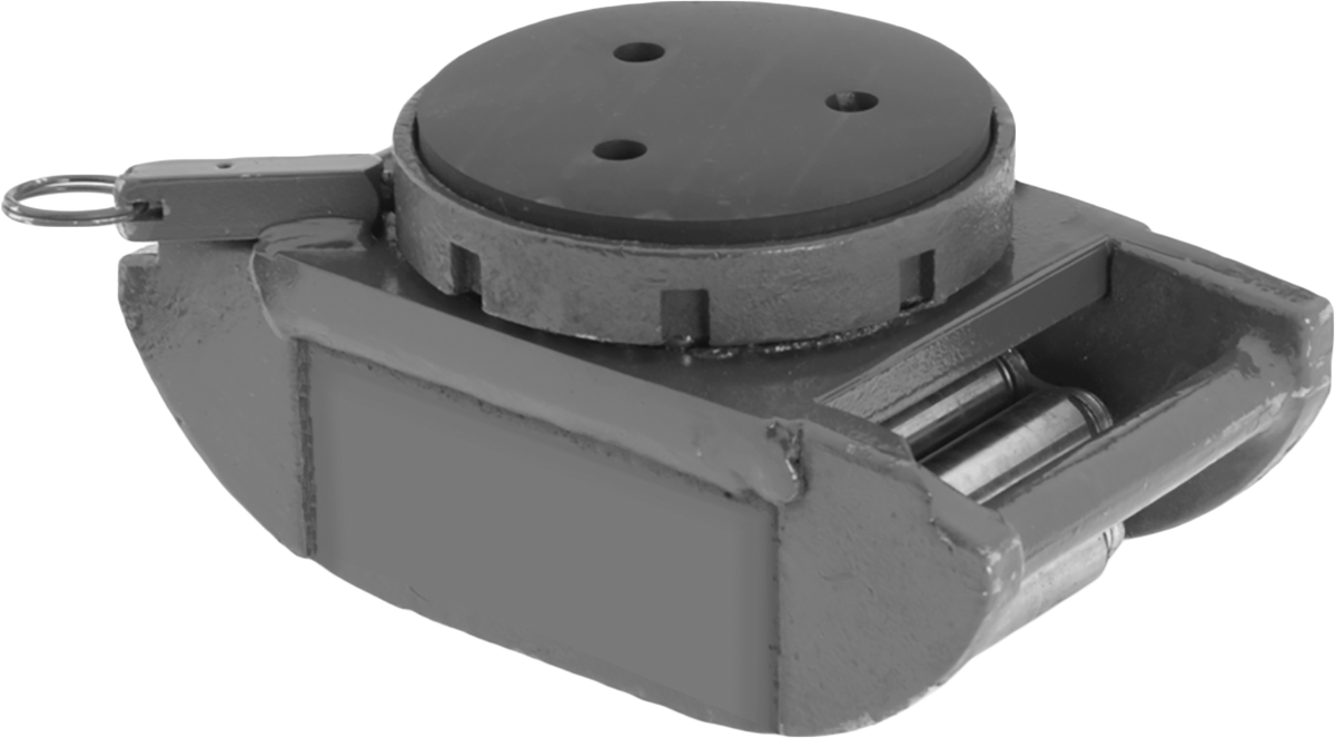 Solid Rubber-Padded Swivel Platform with Lock
