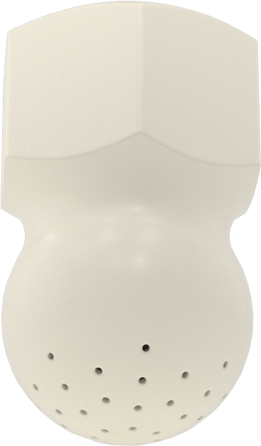Tank Yıkama Nozulu, Naylon Plastik, 1/2 NPT Dişi, 20 PSI'da 3.9 gpm