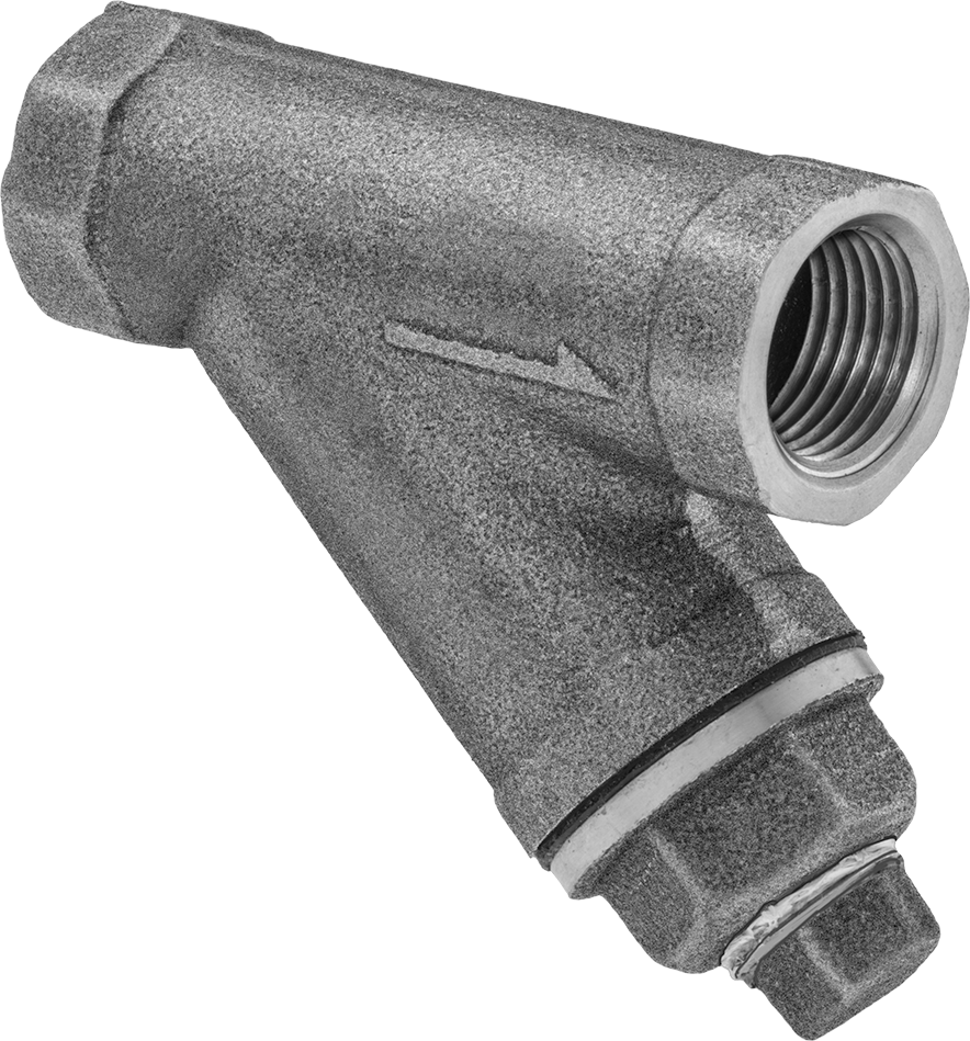 Düşük Basınçlı Bronz Y-Süzgeç, Hasır Elekli, 1/4 NPT — 1⁄4, Dizel Yakıt, İnert Gaz, Yağ, Buhar, Su, Y