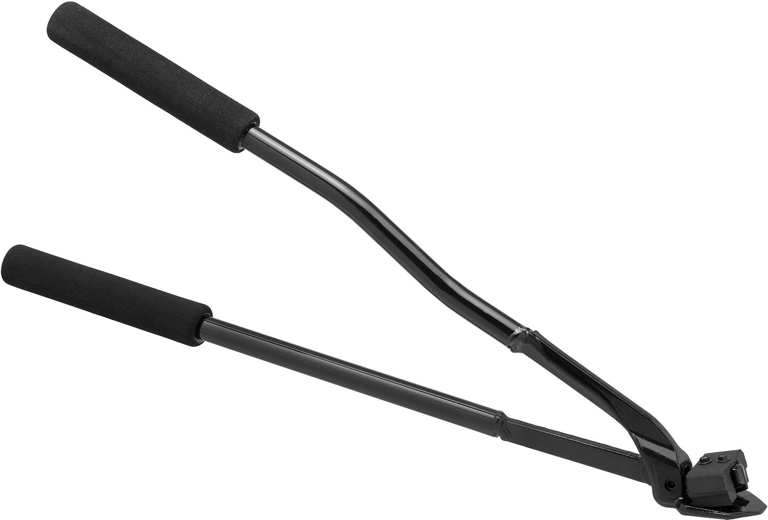 Kauçuk Sıkıştırma Pedli Kayış Kesici, İki El, 1-1/4" Maksimum Çember Genişliği için — 24 1⁄2", High-Carbon Steel, Low-Carbon Steel, Plast…