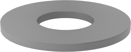 PEEK Plastik Pul, M2 Vida Boyutu için, 2.2 mm İç Çap, 5.0 mm Dış Çap