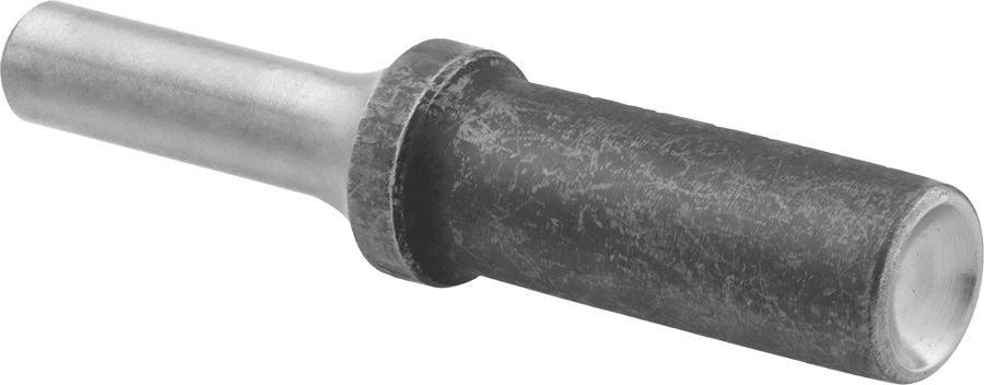 Masif Perçinler için Pnömatik Çekiç için 1/16" Çaplı Yuvarlak Kubbeli Başlı Perçin Çakıcı — Kubbeli, 1⁄16", 0.401"