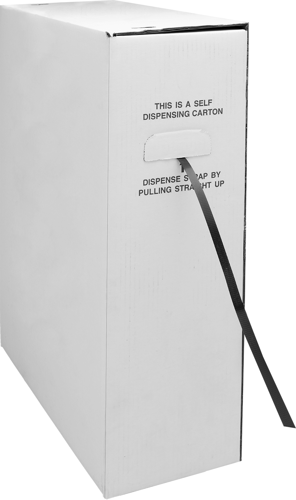 Plastik Çemberleme Kiti, Masa Üstü, Polipropilen, Pürüzsüz Contalar, 0.026 inç Kalınlıkta Çember — Plastic, Polypropylene, 1⁄2", Siyah