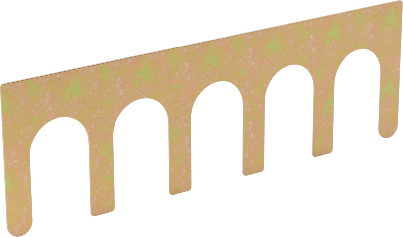 Çok Yuvalı Şim, Beş Yuvalı, 0.25 mm Kalınlık, 25 mm Uzunluk
