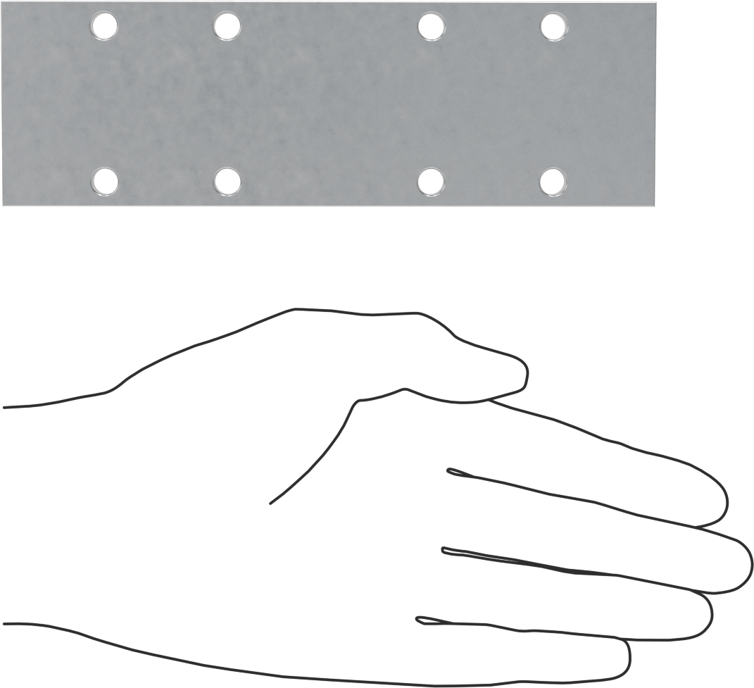 Anma Ölçüsü AT10 Triger Kayışı için 6.3" Uzunluk x, 1.97" Genişlik Uç Plakası