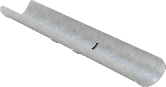Döngü Askıları için Yapıştırıcılı Boru Tutucu, Galvanizli Çelik