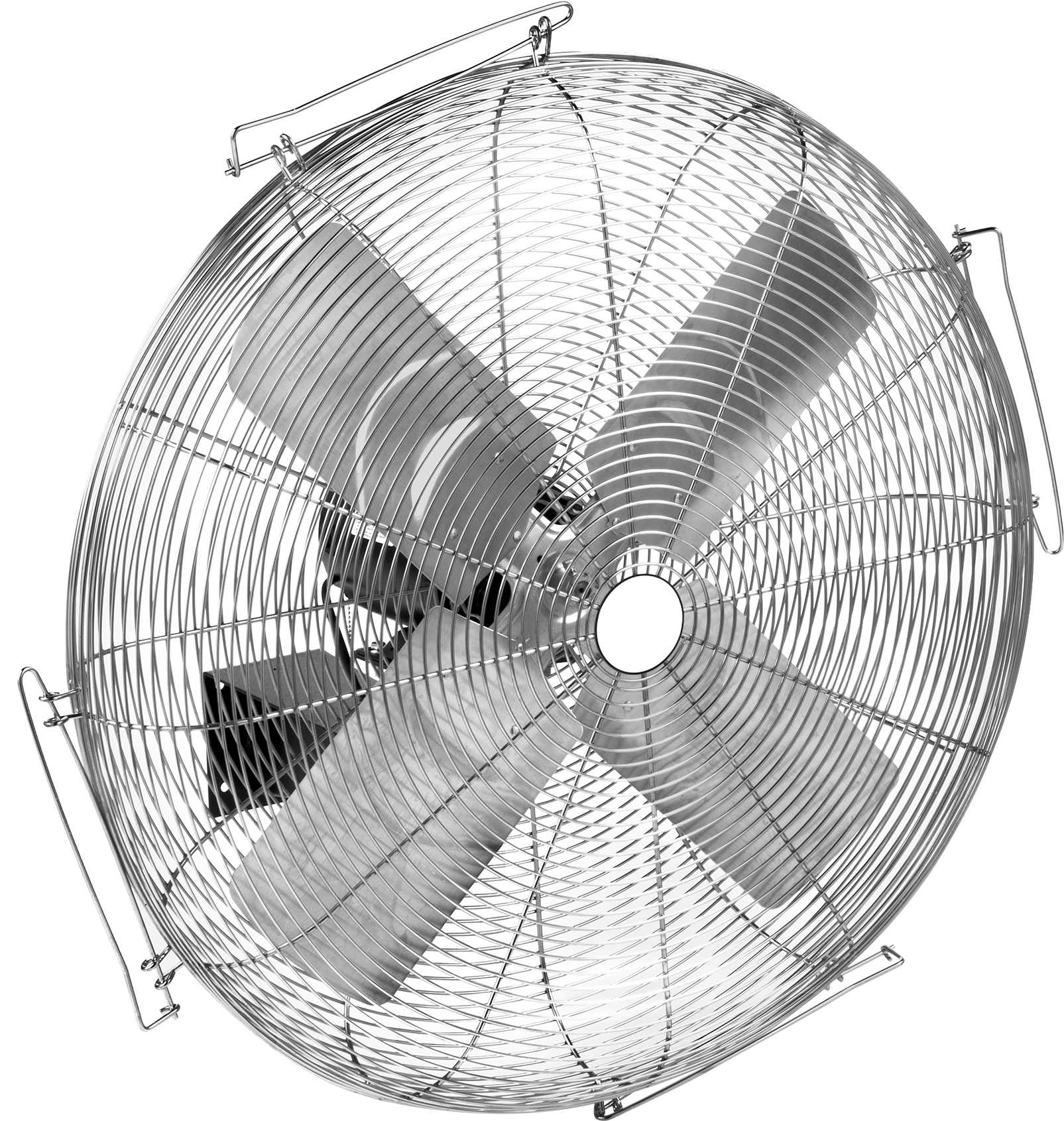 Yüksek Verimli Fan, Duvar Montajı, 120V AC, 24" Bıçak Çapı