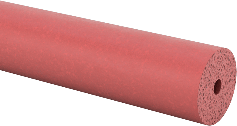 Yüksek Sıcaklık Köpük Tüp, 5/8" Dış Çap, 1/8" İç Çap, 2 Fit Uzunluk
