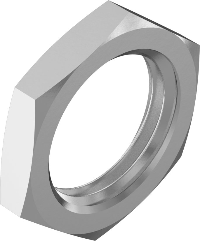 Orta ve Kalın Cidarlı Metal Çelik Kanal için PG-9 304 Paslanmaz Çelik Kilit Somunu — 304 Stainless Steel, Stainless Steel, Kilit Somunu, PG