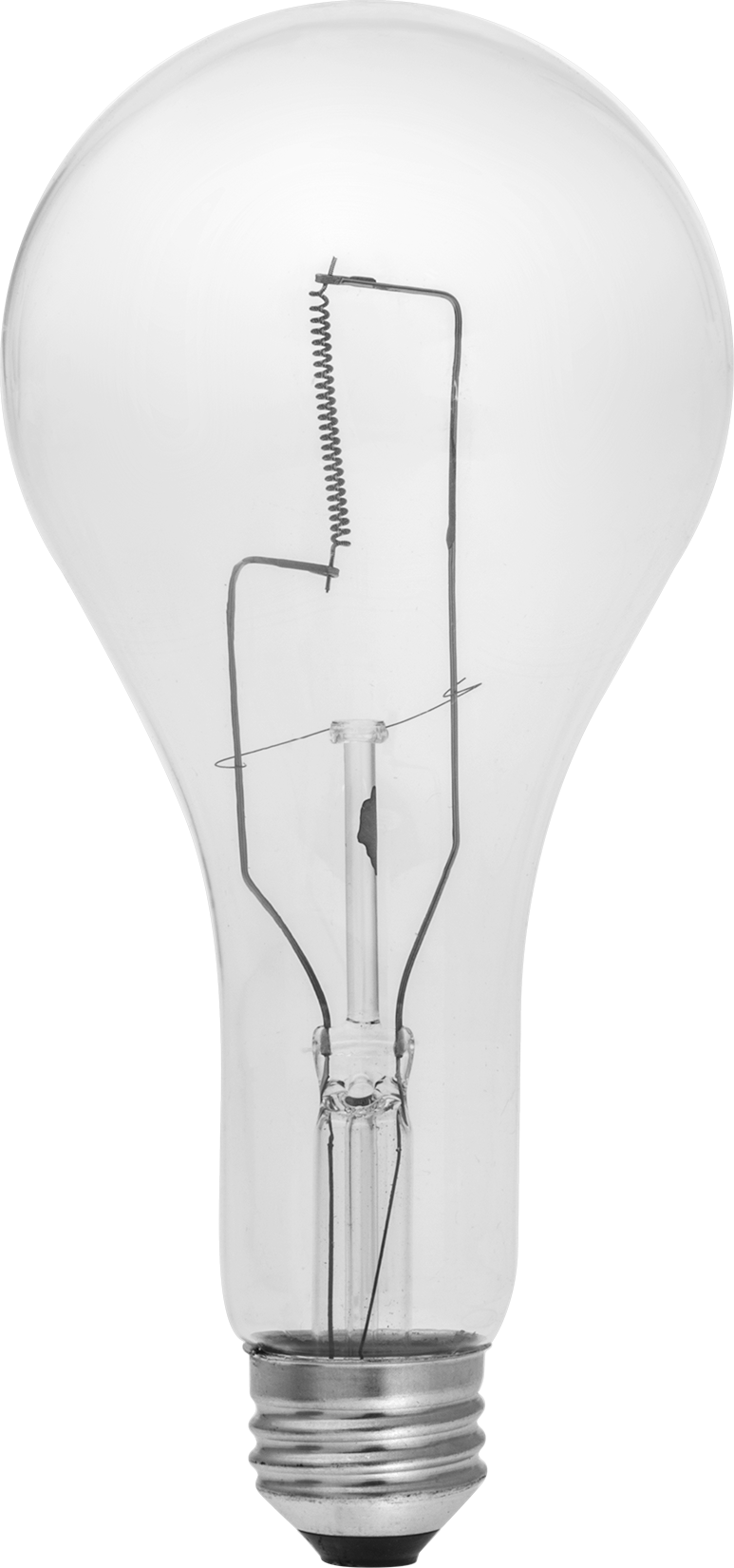 Vidalı Orta Boy Tabanlı Ampul, Armut, 300 Watt — 120V AC, Armut, Akkor