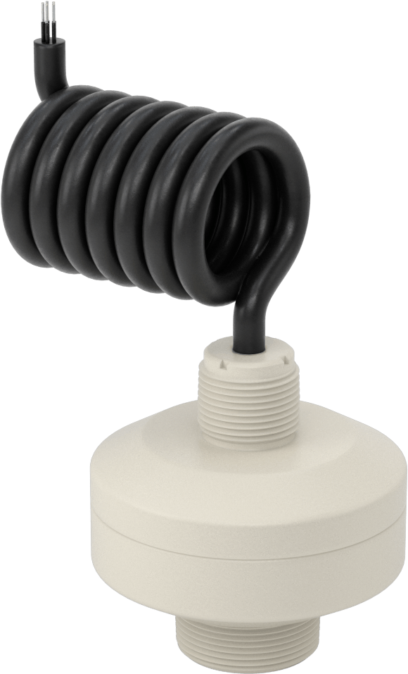 Temassız Sıvı Seviye Transmitteri, Radar, 4-20 mA Çıkış, 1-1/2" NPT Erkek — Katı Madde İçeren Sıvılar, Katı maddeler, Radar, Tankın Üstü