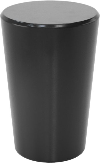 SBR Kauçuk Konik Tapa, Anma Ölçüsü 000, 3/8" ila 27/64" iç çap için, Delik Olmadan