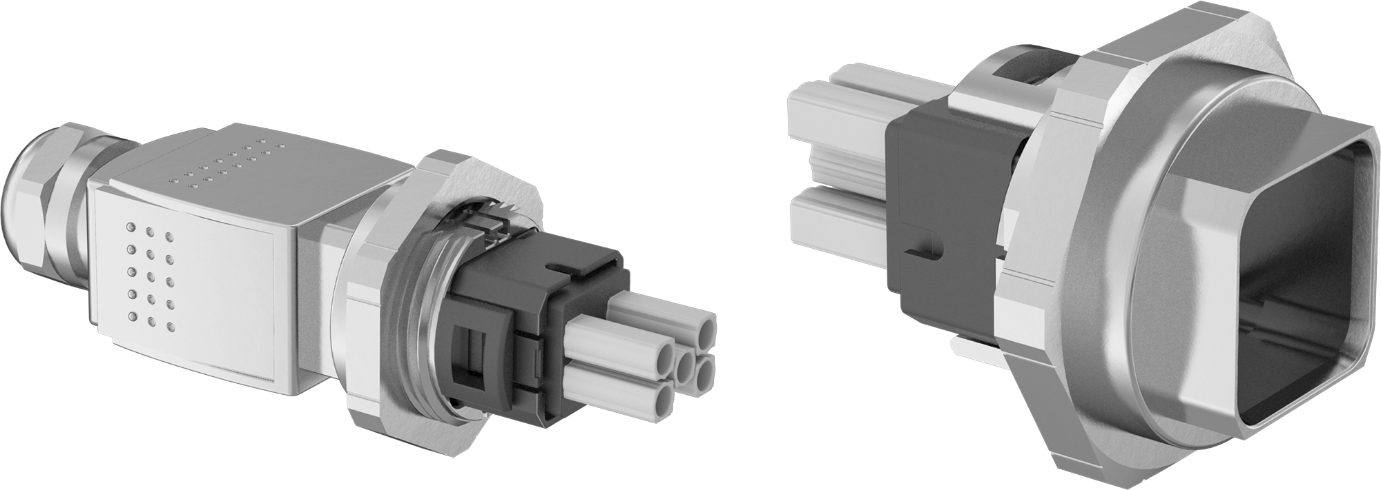 Plug and Socket Set (Front View)
