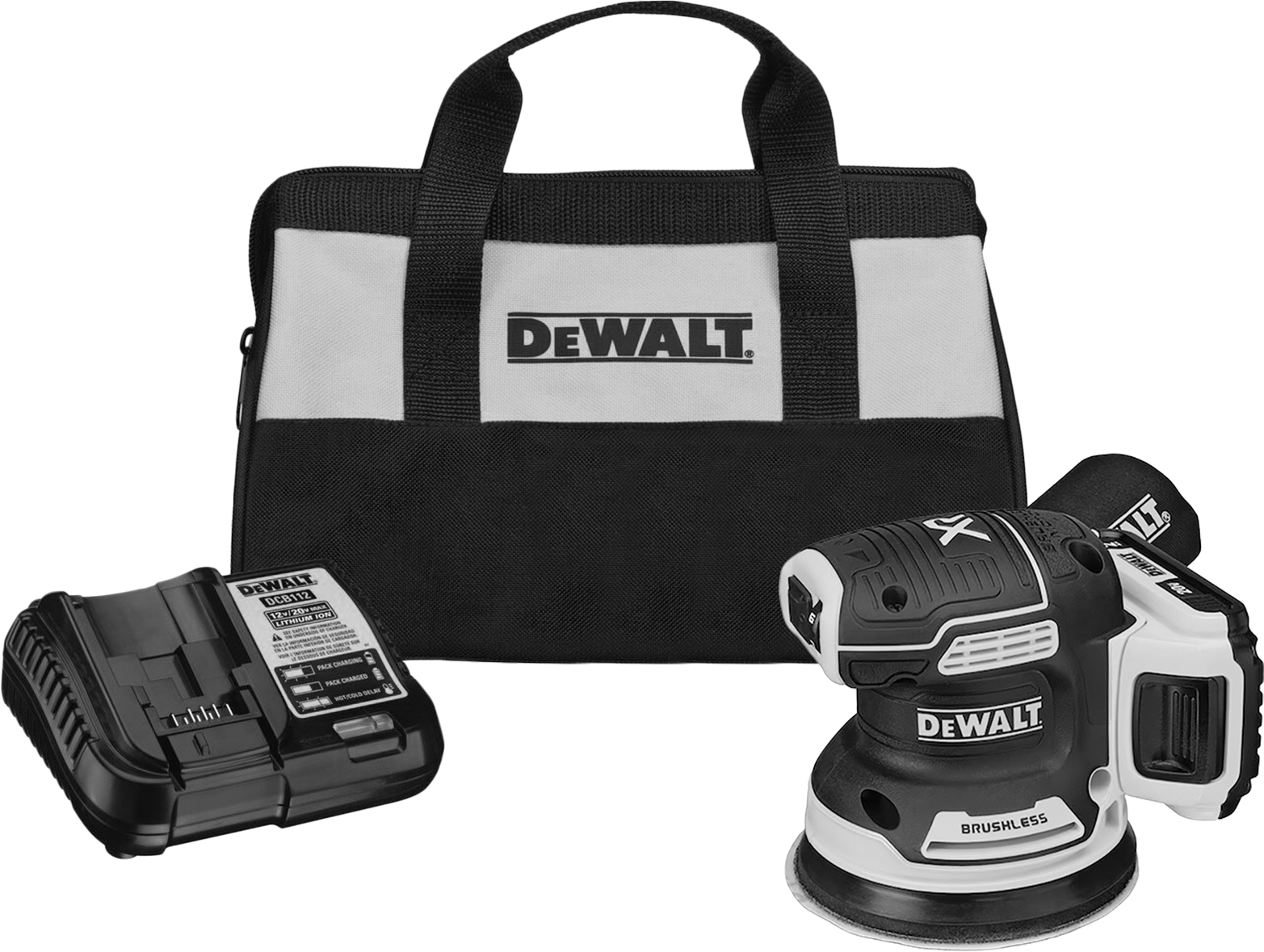 Akülü Dönme Yapmayan Disk Zımpara Makinesi, DeWalt Model Numarası Dcw210D1 — Pil, Disk, Değişken