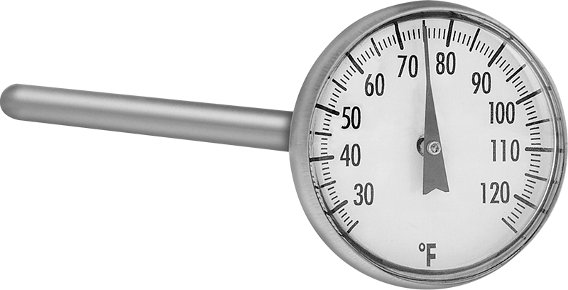 Cep Termometresi, Yiyecek ve İçecek için, 25° ila 125°F