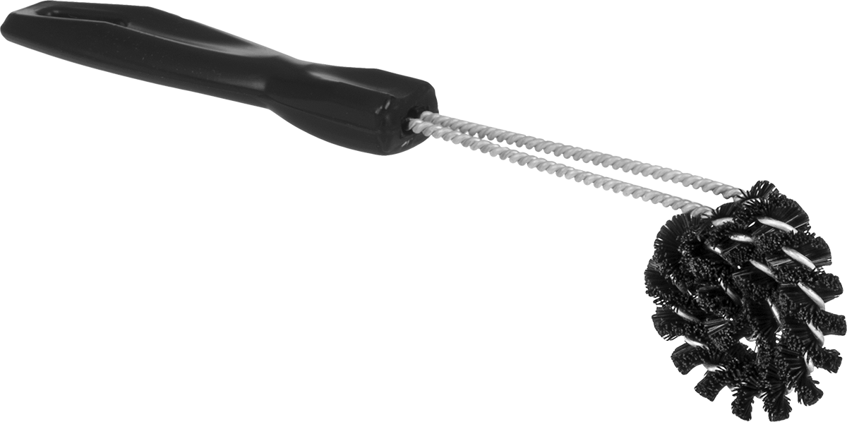 2" Uzunluk x 1/2" Çap Şişe Fırçası — 1⁄2", Plastic, Polypropylene, 9"