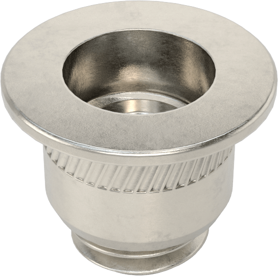 Sandviç Paneller için Pop Somun, 9.5 mm ila 13 mm Delik Derinliği için, M4 x 0.7 mm Ek Parça Boyutu