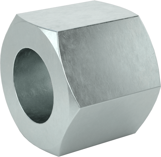 O-Ring Yüz Contalı Bağlantı Parçası, Somun, 1/4" Çelik Boru Dış Çapı için