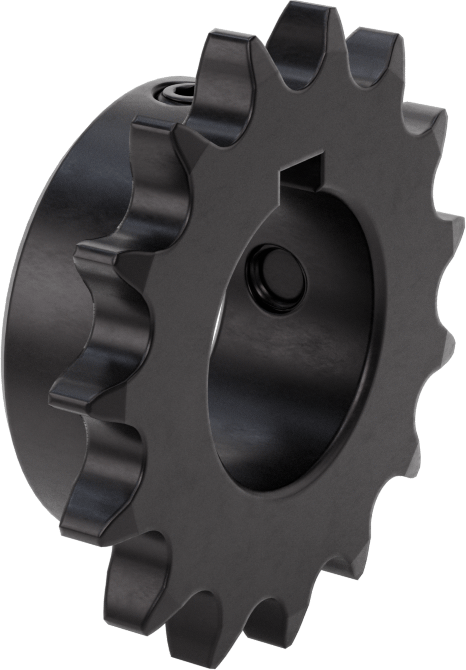 Çelik Tek Sıralı Dişli, ANSI 50 Makaralı Zincir ve 1-1/2" Mil Çapı için, 15 Diş