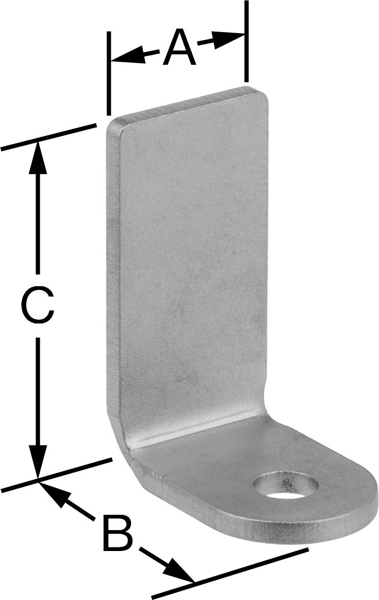 Sensör ve Anahtar Montaj Braketi, 303 Paslanmaz Çelik, 16 mm x 23 mm x 32 mm — -, 303 Stainless Steel, Stainless Steel, M5