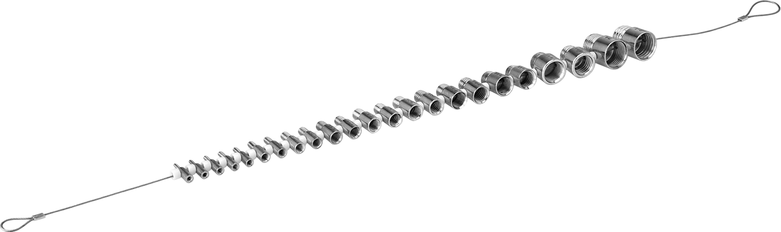Dişli Vida, Cıvata, ve Somun Boyutu Tanımlayıcı, İnç için — Bolts, Nuts, Screws, Threaded Rods, Çelik