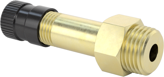 Hava Doldurma Vanası, Pirinç, NPT x 7/8" Uzunluğunda Schrader, 200 PSI
