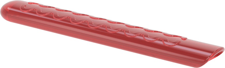 Dalga Desenli Dikdörtgen Tutamaklar, 1/4" Yükseklik x 1/2" Genişlik Dış Çap için
