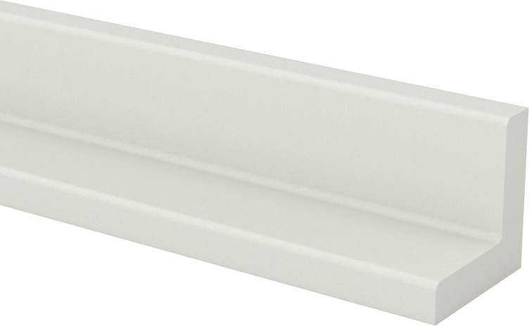 Gıda Endüstrisi Yüksek Sıcaklık Silikon 90 Derece Açılı, 1/2" Genişlik x 1/2" Yükseklik Dış Boyut, 3 Fit Uzunluk
