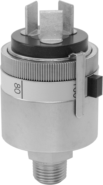 Kompakt Basınç Şalteri, Hızlı Ayırma, 1/8 NPT, 1.6-28 PSI Ayar Noktası